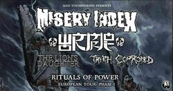 Misery Index / Wormrot / The Lion's Daughter / Truth Corroded on Mar 29, 2019 [285-small]