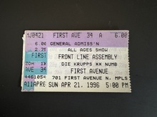 Front Line Assembly / Die Krupps / Numb on Apr 21, 1996 [582-small]