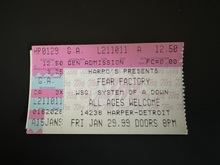 Fear Factory / System of a Down / (hed) p.e. / Spineshank on Jan 29, 1999 [612-small]