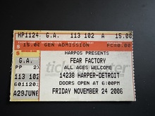Fear Factory / Suffocation / Hypocrisy / Decapitated on Nov 24, 2006 [395-small]