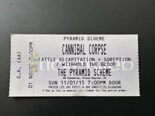 Cannibal Corpse / Cattle Decapitation / Soreption / Withhold The Blood on Nov 1, 2015 [904-small]