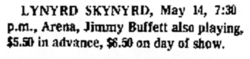 Lynyrd Skynyrd / Jimmy Buffett on May 14, 1975 [008-small]
