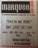 Faith No More / Scat Opera on Oct 21, 1989 [146-small]