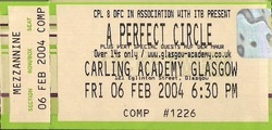 tags: A Perfect Circle, Melissa Auf der Maur, Glasgow, Scotland, United Kingdom, Ticket, Carling Academy - A Perfect Circle / Melissa Auf der Maur on Feb 6, 2004 [367-small]