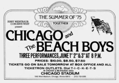 Chicago / The Beach Boys on Jun 3, 1975 [198-small]