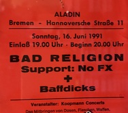 Bad Religion / No Fx / Baffdicks on Jun 16, 1991 [581-small]