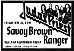 Judas Priest / Savoy Brown / Ranger on May 22, 1981 [233-small]