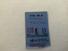 My ticket stub, Chicago (CTA) on Feb 4, 1972 [321-small]