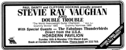 Stevie Ray Vaughan / Fabulous Thunderbirds on Mar 16, 1986 [894-small]