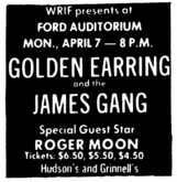 Golden Earring / James Gang / Roger Moon on Apr 7, 1975 [695-small]