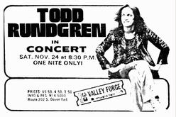 Todd Rundgren on Nov 24, 1973 [750-small]