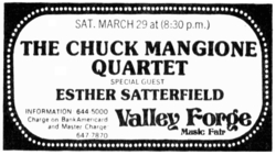 Chuck Mangione Quartet / esther satterfield on Mar 29, 1975 [244-small]
