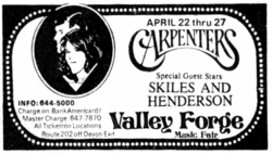 The Carpenters / Skiles & Henderson on Apr 22, 1975 [302-small]