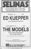 Models / The Cockroaches / Crash Politics on Sep 13, 1986 [651-small]