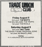 Wet Taxis / The Deadly Hume / Prodigal Sons (AU) on Aug 9, 1986 [653-small]