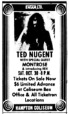 Ted Nugent / Montrose / Rex on Oct 30, 1976 [197-small]