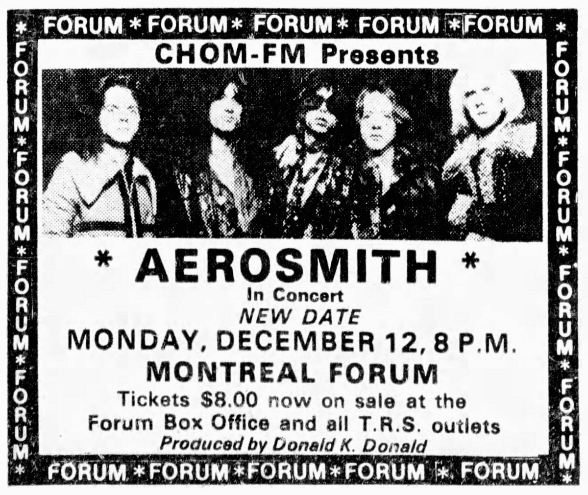 Aerosmith's 1977 Concert & Tour History | Concert Archives