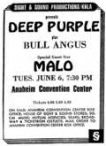 Deep Purple / Bull Angus / Malo on Jun 6, 1972 [658-small]