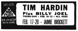 Tim Hardin / Billy Joel on Feb 10, 1971 [880-small]