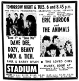 Eric Burdon & the Animals / Dave Dee, Dozy, Beaky, Mick & Tich / Paul & Barry Ryan / The Loved Ones on Apr 24, 1967 [998-small]