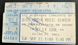 Billy Idol / Faith No More on Sep 11, 1990 [018-small]