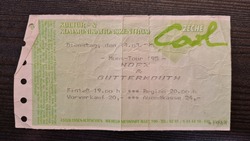The *ugly* ticket. :-(, tags: NOFX, Guttermouth, Essen, North Rhine-Westphalia, Germany, Ticket, Zeche Carl - NOFX / Guttermouth on Mar 14, 1995 [473-small]