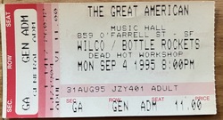 Wilco / The Bottle Rockets / Dead Hot Workshop on Sep 4, 1995 [707-small]