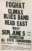 Foghat / Climax Blues Band / Head East / Moxy on Jun 5, 1977 [769-small]