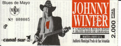 tags: Ticket - Johnny Winter / Caledonia Blues Band / Blues Band de Granada on May 4, 1993 [304-small]