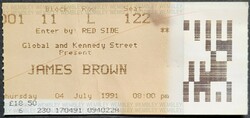 My ticket to see James Brown 1991, James Brown on Jul 4, 1991 [393-small]