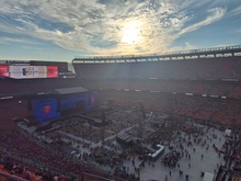 Sunset over stadium shortly before Ghost Hounds set, tags: Cleveland, Ohio, United States, Cleveland Browns Stadium - The Rolling Stones / Ghost Hounds on Jun 15, 2024 [157-small]