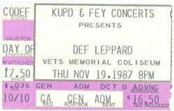 Def Leppard / Tesla on Nov 19, 1987 [935-small]