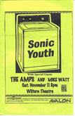 Sonic Youth / The Amps / Mike Watt on Nov 11, 1995 [303-small]