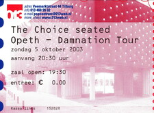 tags: Ticket - Opeth / The Dead Old Tree on Oct 5, 2003 [554-small]