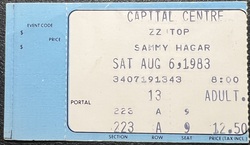 ZZ Top / Sammy Hagar on Aug 6, 1983 [240-small]