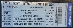 ticket stub, tags: Ticket - Goose on Jun 28, 2024 [726-small]