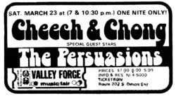 Cheech & Chong / The Persuasions on Mar 23, 1974 [879-small]