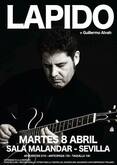 tags: Gig Poster - José Ignacio Lapido / Guillermo Alvah on Apr 8, 2014 [059-small]