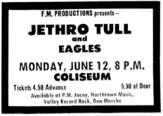 Jethro Tull / Eagles on Jun 12, 1972 [720-small]