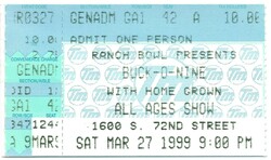 Buck-O-Nine / Home Grown on Mar 27, 1999 [049-small]