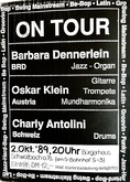 Barbara Dennerlein / Charlie Antolini / Oskar Klein on Oct 2, 1989 [582-small]