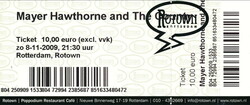 tags: Ticket - Mayer Hawthorne on Nov 8, 2009 [636-small]