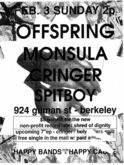 The Offspring / Cringer / Monsula / Spitboy on Feb 3, 1991 [645-small]