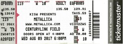 Metallica  / Aveneged Sevenfold / Gojira on Aug 9, 2017 [818-small]