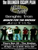 The Dillinger Escape Plan / A Life Once Lost / Genghis Tron / Armor for the Broken / Apothis on Dec 20, 2007 [735-small]