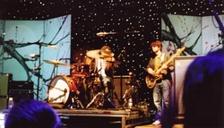 David LaBruyere and JJ Johnson perform as a part of John Mayer's band., tags: Clarkston, Michigan, United States, DTE Energy Music Theatre - John Mayer / Maroon 5 / DJ Logic / David Ryan Harris on Aug 6, 2004 [684-small]