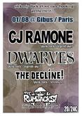CJ Ramone / The Dwarves / The Decline! / The Rumjacks on Aug 1, 2016 [037-small]