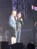 Special Guest Bob Saget introducing Blink 182 alongside host Kevin Ryder., KROQ Weenie Roast on May 12, 2018 [538-small]