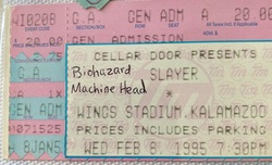 Slayer / Biohazard / Machine Head on Feb 8, 1995 [620-small]