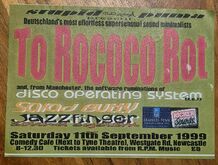 To Rococo Rot / Disco Operating System / Salad Butty / Jazzfinger on Sep 11, 1999 [017-small]